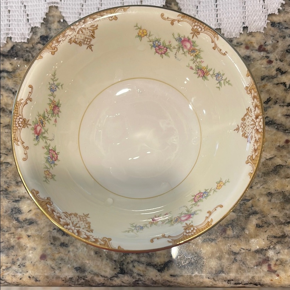 nautilus eggshell china Desert Bowls x7